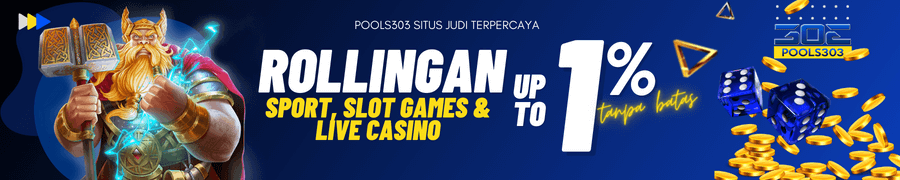 BONUS ROLLINGAN 1% LIVE CASINO BOLA SLOT